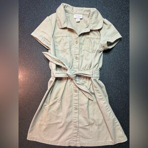 Cat and Jack kaki shirt dress size 6x